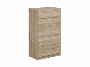Комод КАСТОР с пятью ящиками, цвет Дуб Сонома в Златоусте - zlatoust.mebel24.online | фото