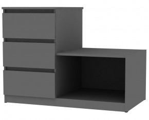 Комод Мальта K206 (Графит) в Златоусте - zlatoust.mebel24.online | фото