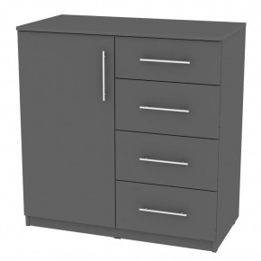 Комод "Калисто (K17)" ручка рейлинг (Графит) в Златоусте - zlatoust.mebel24.online | фото