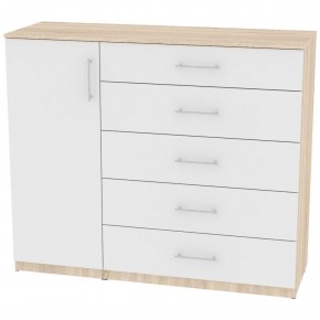 Комод "Калисто (K40)" ручка рейлинг (ДСС-Белый) в Златоусте - zlatoust.mebel24.online | фото