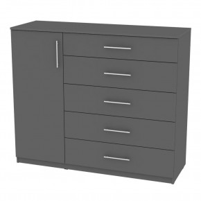 Комод "Калисто (K40)" ручка рейлинг (Графит) в Златоусте - zlatoust.mebel24.online | фото