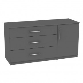Комод "Калисто (K49)" ручка рейлинг (Графит) в Златоусте - zlatoust.mebel24.online | фото