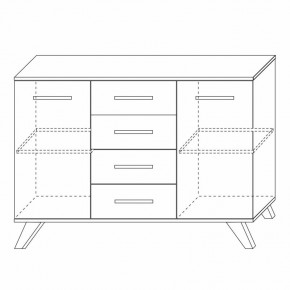 Комодино Вега Скандинавия в Златоусте - zlatoust.mebel24.online | фото 5