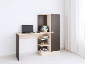 Компьютерный стол Квартет-6 венге/дуб молочный в Златоусте - zlatoust.mebel24.online | фото
