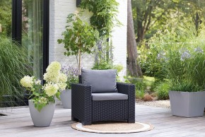 Комплект кресел Калифорния (California chair) графит в Златоусте - zlatoust.mebel24.online | фото 1