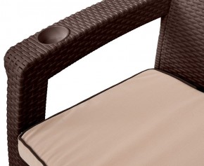 Комплект кресел Yalta Premium Double Seat (Ялта) шоколадный (+подушки под спину) в Златоусте - zlatoust.mebel24.online | фото 2