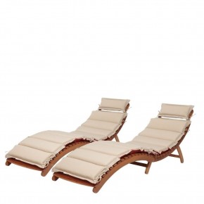 Комплект шезлонги и столик AFM-803A-T133 Beige (2+1) в Златоусте - zlatoust.mebel24.online | фото 2