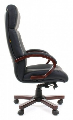 Кресло для руководителя Chairman 421 черный/орех темный, черный в Златоусте - zlatoust.mebel24.online | фото 3