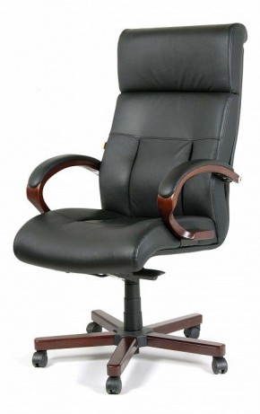 Кресло для руководителя Chairman 421 черный/орех темный, черный в Златоусте - zlatoust.mebel24.online | фото 7