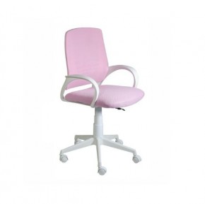 Кресло Ирис White сетка/ткань розовая в Златоусте - zlatoust.mebel24.online | фото 1