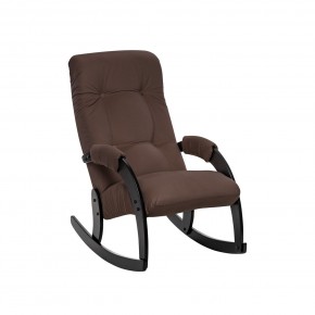 Кресло-качалка Модель 67 Венге, ткань V 26 в Златоусте - zlatoust.mebel24.online | фото 1