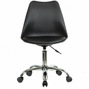 Кресло стул BRABIX "Eames MG-310 CH", хром, пластик черный, экокожа черная, 532925 в Златоусте - zlatoust.mebel24.online | фото 1