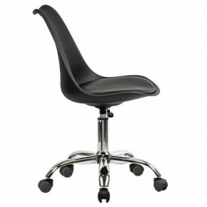 Кресло стул BRABIX "Eames MG-310 CH", хром, пластик черный, экокожа черная, 532925 в Златоусте - zlatoust.mebel24.online | фото 3