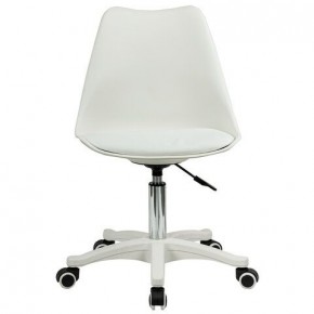 Кресло стул BRABIX "Eames MG-310 PL", пластик белый, экокожа белая, 532926 в Златоусте - zlatoust.mebel24.online | фото 1