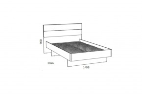 Кровать 1200х2000 "Морти" НМ 041.20 Х с основанием в Златоусте - zlatoust.mebel24.online | фото 7