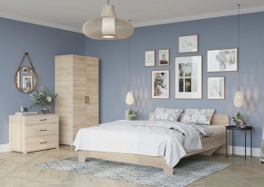 Кровать 1,6 VICTOR + основание (Сонома) в Златоусте - zlatoust.mebel24.online | фото 4