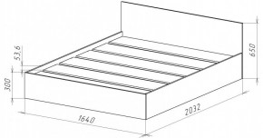 НИЦЦА-14 Кровать 1600 с настилом ЛДСП (НЦ.14) в Златоусте - zlatoust.mebel24.online | фото 3