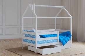 Кровать-домик 80*190 Белый в Златоусте - zlatoust.mebel24.online | фото 4