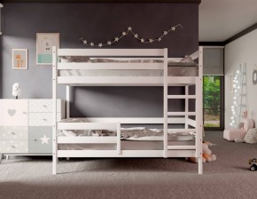 Кровать двухъярусная без крыши 80*190 Белый в Златоусте - zlatoust.mebel24.online | фото 2