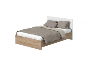 Кровать Эконом 900 (Дуб крафт золотой/Белый текстурный) в Златоусте - zlatoust.mebel24.online | фото