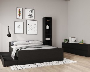 Кровать ОРИОН двухспальная с ортопедическим основанием 180х200, цвет Дуб Венге в Златоусте - zlatoust.mebel24.online | фото 3