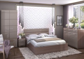 Кровать Вегас 1,6м Шимо темный в Златоусте - zlatoust.mebel24.online | фото 2