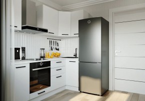 Кухонный гарнитур Белый Глянец 2200*1000 (Стол. 38мм) в Златоусте - zlatoust.mebel24.online | фото