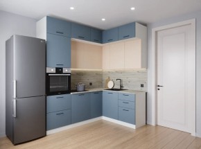 Кухонный гарнитур Фьюжн 2200*1700 (Стол. 38мм) в Златоусте - zlatoust.mebel24.online | фото