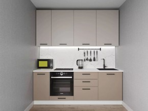 Кухонный гарнитур Каппучино 2200 h950 (Стол. 26мм) в Златоусте - zlatoust.mebel24.online | фото