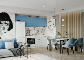 Кухонный гарнитур Капри 2550 (Стол. 26мм) в Златоусте - zlatoust.mebel24.online | фото 1