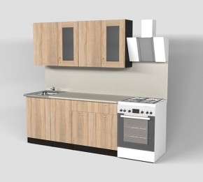Кухонный гарнитур Симона демо 1700 (Венга/Дуб Сонома) в Златоусте - zlatoust.mebel24.online | фото 1
