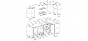 Кухонный гарнитур Старое Дерево 2200*1000 (Стол. 26мм) в Златоусте - zlatoust.mebel24.online | фото 2