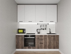 Кухонный гарнитур Старое Дерево 2200 h950 (Стол. 38мм) в Златоусте - zlatoust.mebel24.online | фото 1