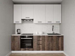 Кухонный гарнитур Старое Дерево 2400 h950 (Стол. 38мм) в Златоусте - zlatoust.mebel24.online | фото