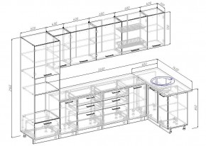 Кухонный гарнитур угловой Демо 3200х1400 (Стол. 26мм) в Златоусте - zlatoust.mebel24.online | фото 2