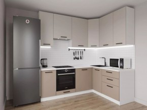 Кухонный гарнитур угловой Каппучино 2200*1600 h 950 (Стол. 38мм) в Златоусте - zlatoust.mebel24.online | фото