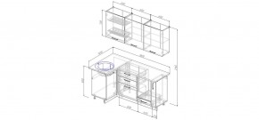 Кухонный гарнитур угловой Капри 1000*1800 (Стол. 38мм) в Златоусте - zlatoust.mebel24.online | фото 2