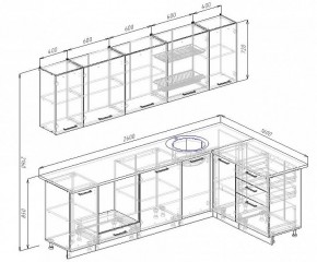 Кухонный гарнитур угловой Пайн 2600х1600 (Стол. 38мм) в Златоусте - zlatoust.mebel24.online | фото 2