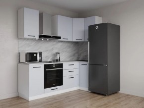 Кухонный гарнитур угловой Смоки 2200*1000 (Стол. 38 мм) в Златоусте - zlatoust.mebel24.online | фото