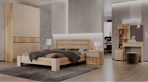 ЛЕНОРА Спальный гарнитур (модульный) кашемир в Златоусте - zlatoust.mebel24.online | фото