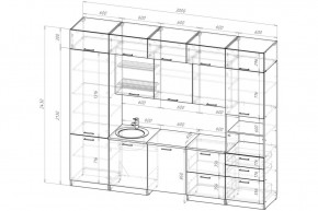 ЛОТОС Кухонный гарнитур Экстра 5 (3000 мм) в Златоусте - zlatoust.mebel24.online | фото 2