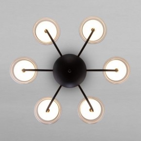 Люстра на штанге Eurosvet Fungo 50388 LED черный в Златоусте - zlatoust.mebel24.online | фото 2