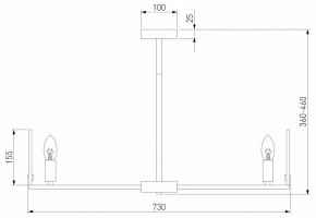 Люстра на штанге Eurosvet Marble 60158/7 латунь в Златоусте - zlatoust.mebel24.online | фото 2