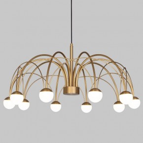 Люстра на штанге Eurosvet Ragno 90030/10 LED золото в Златоусте - zlatoust.mebel24.online | фото