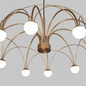 Люстра на штанге Eurosvet Ragno 90030/10 LED золото в Златоусте - zlatoust.mebel24.online | фото 7
