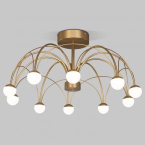 Люстра на штанге Eurosvet Ragno 90031/10 LED золото в Златоусте - zlatoust.mebel24.online | фото