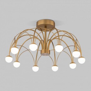 Люстра на штанге Eurosvet Ragno 90031/10 LED золото в Златоусте - zlatoust.mebel24.online | фото 3