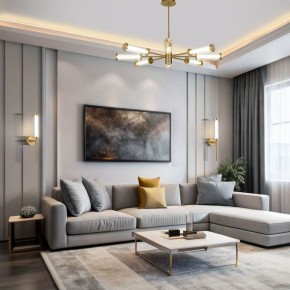 Люстра на штанге Eurosvet Stark 50386 LED латунь в Златоусте - zlatoust.mebel24.online | фото 3