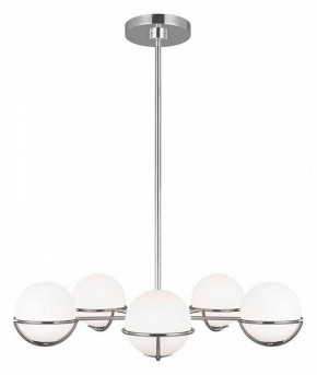 Люстра на штанге Feiss Apollo FE-APOLLO5-PN в Златоусте - zlatoust.mebel24.online | фото