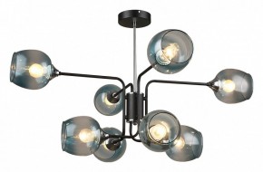 Люстра на штанге Imex 3564 MD.3564-8-S BK+CH в Златоусте - zlatoust.mebel24.online | фото